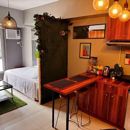 Condo At Avida Towers Riala T2 Bright, Cozy Studio With A Touch Of Nature